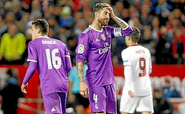 LaLiga denuncia insultos a Ramos y al Real Madrid en el Sánchez Pizjuán