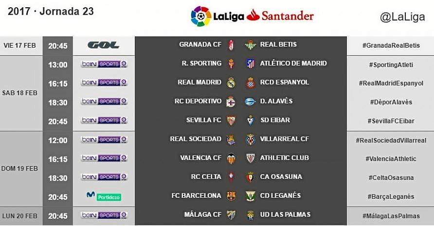 El Betis vuelve a los viernes en la jornada 23