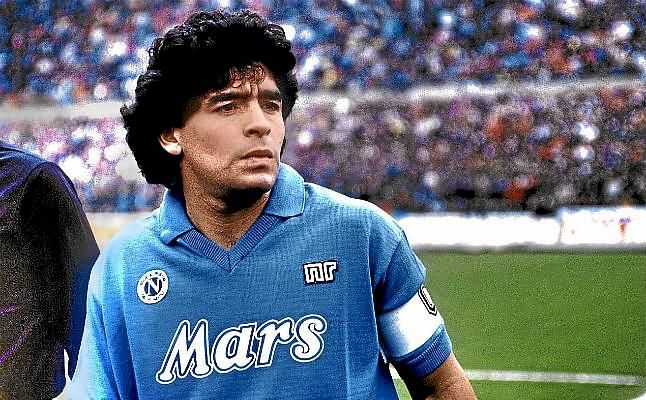 Maradona acompañará al Nápoles en el Bernabéu