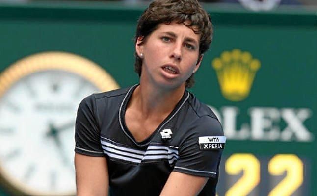 Carla Suárez estará fuera de la competición unas semanas