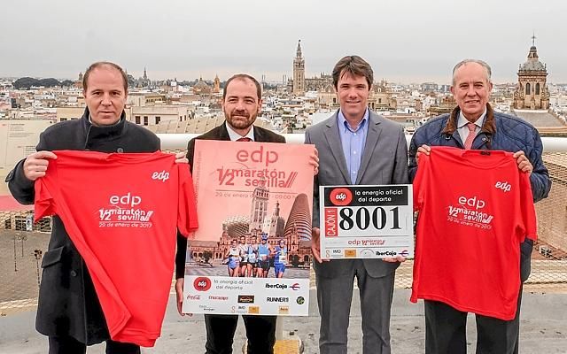 8.001 corredores tomarán la salida en el EDP Medio Maratón de Sevilla