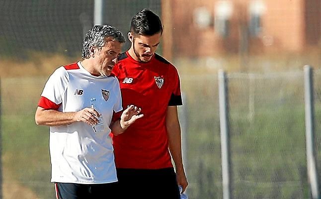 Sarabia: "Lillo transmite igual que Sampaoli, nos ayuda muchísimo"