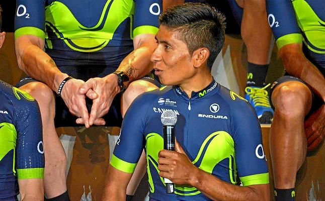 Para Quintana es un "reto" luchar por el Giro y el Tour