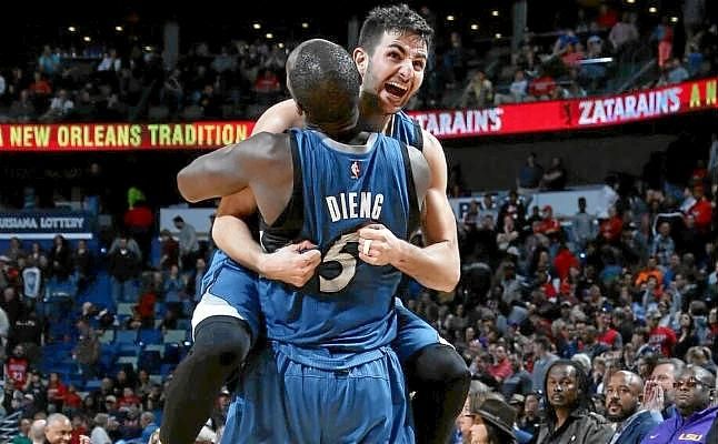Ricky Rubio vuelve con un 'doble-doble'