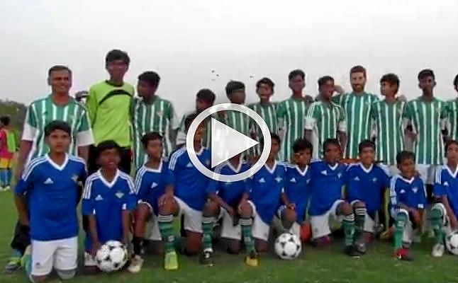 El Betis colabora en la India con la Fundación Vicente Ferrer