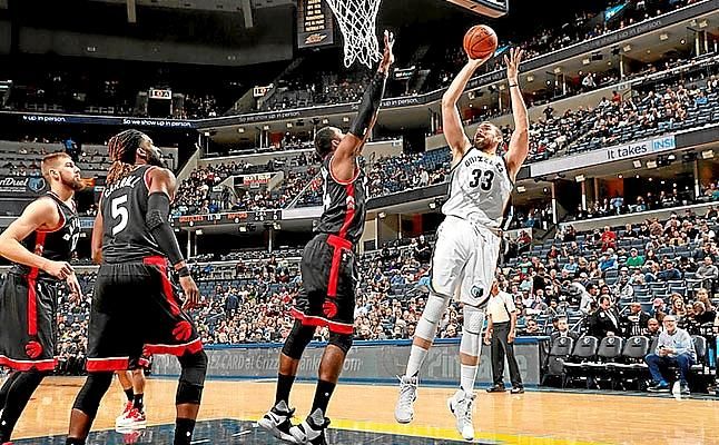 Marc Gasol llama a la puerta del 'All Star' con 42 puntos ante los Raptors