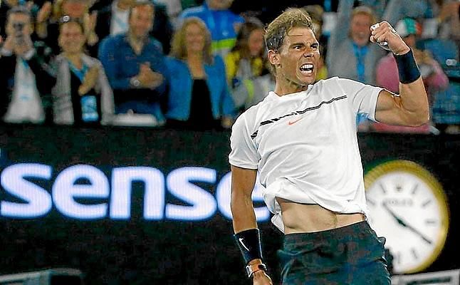 Nadal vence a Dimitrov en un partido épico y se cita con Federer en la final