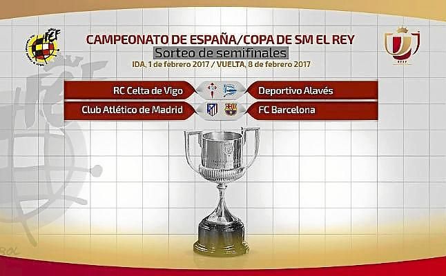 Cruces de semifinales de la Copa del Rey