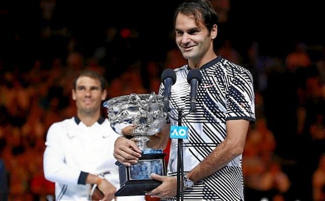 Federer se lleva la final de leyendas ante Nadal y conquista el Abierto de Australia