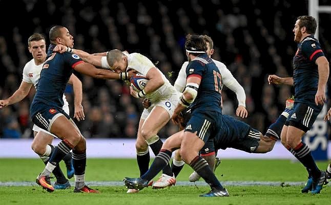 Inglaterra inicia la defensa del Seis Naciones con triunfo sobre Francia
