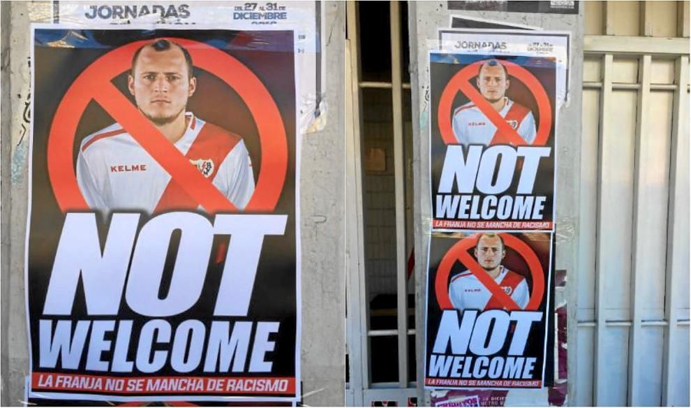 La afición del Rayo reitera su "rechazo" a Zozulya