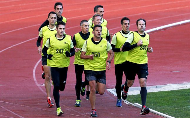 Los árbitros de Primera y Segunda realizan pruebas físicas en l'Alcudia