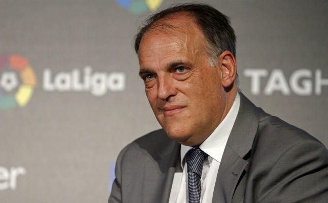 Tebas anuncia querella criminal contra 17 aficionados del Rayo
