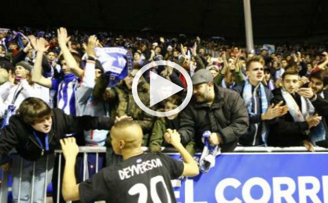 El bonito gesto de Deyverson con la afición del Celta tras el partido