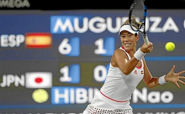 Muguruza cree que "España puede ganar la Copa Federación"