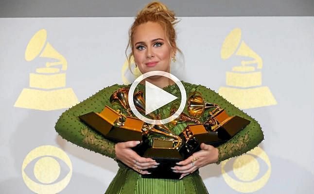 Sonrisas y lágrimas en la noche de los Grammy