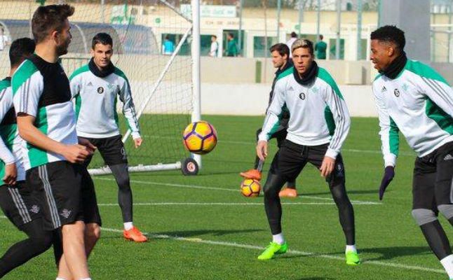 Joaquín, Rafa Navarro y José Carlos, ausencias en el entrenamiento del Betis