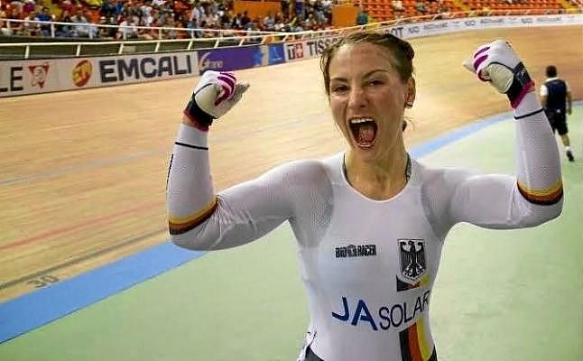 La alemana Kristina Vogel, reina de la velocidad en Cali con dos medallas de oro