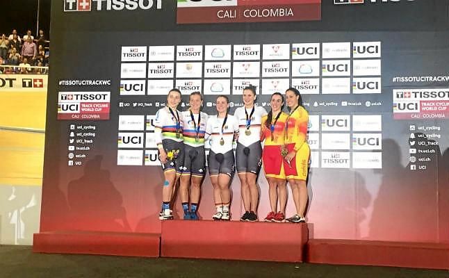 España se hace con el bronce en la Copa del Mundo de ciclismo de Cali