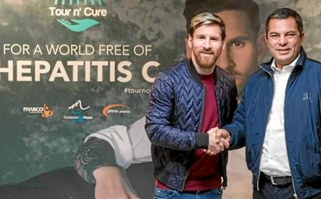Messi viaja a Egipto para promocionar el tratamiento de hepatitis C