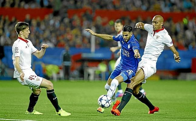 Sevilla F.C. 2-1 Leicester: Lo deja escapar con vida