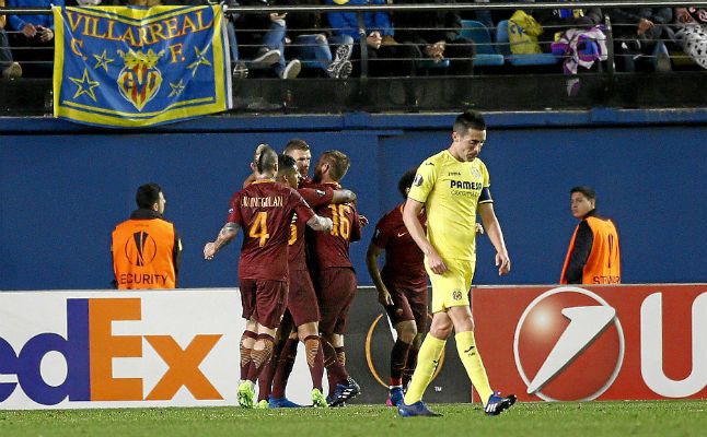 Roma-Villarreal: Trámite en el Olímpico