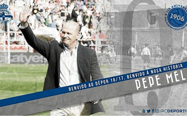 Pepe Mel, entrenador del Deportivo hasta final de temporada con opción a ampliar