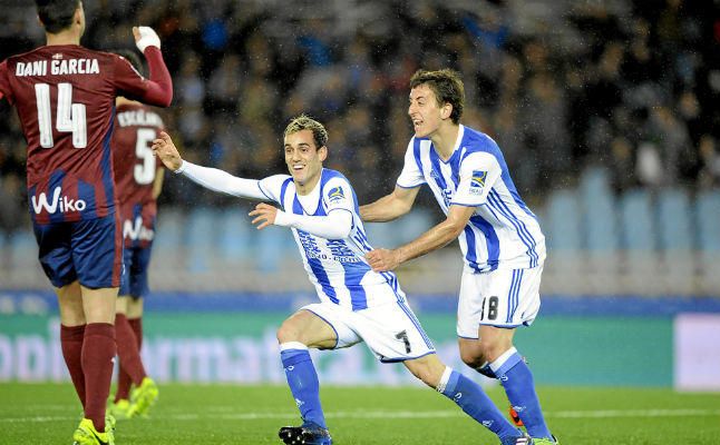 Juanmi Jiménez, cara y cruz en el empate ante el Eibar