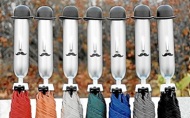 Crean el primer paraguas inteligente