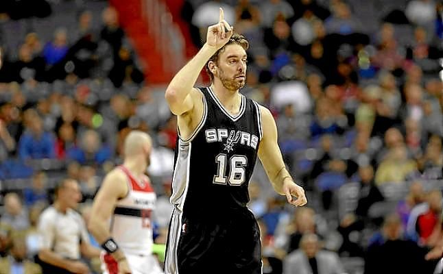 Pau y los Spurs siguen en racha tras vencer en la prórroga a los Pelicans
