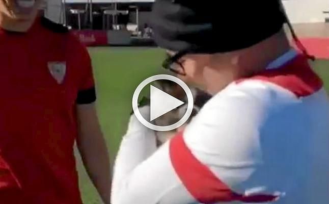 Akita, el nuevo "delantero" del Sevilla