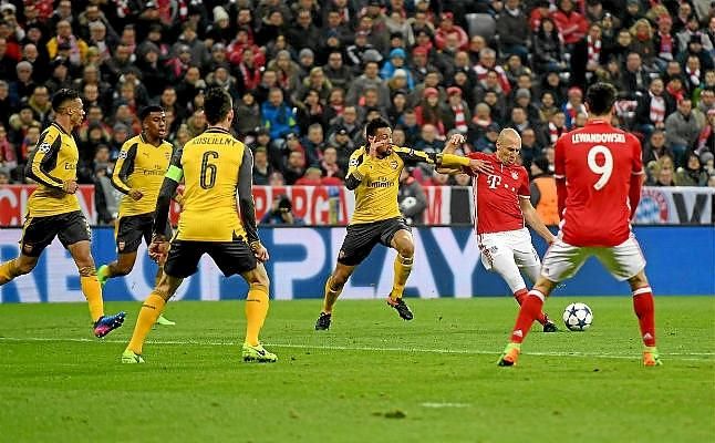 Arsenal-Bayern: Los Gunners buscan una remontada imposible
