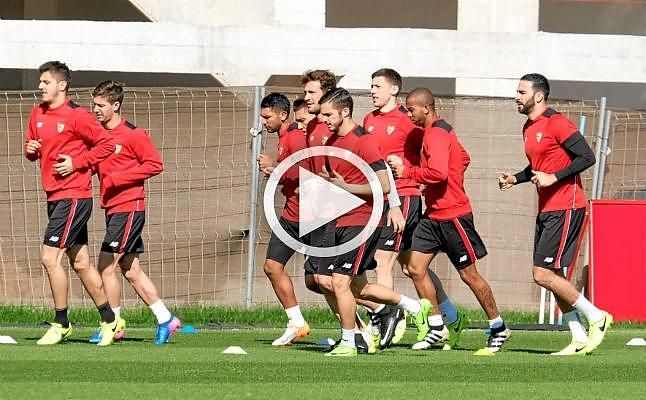 El Sevilla prepara la visita del Leganés con un partido ante el juvenil