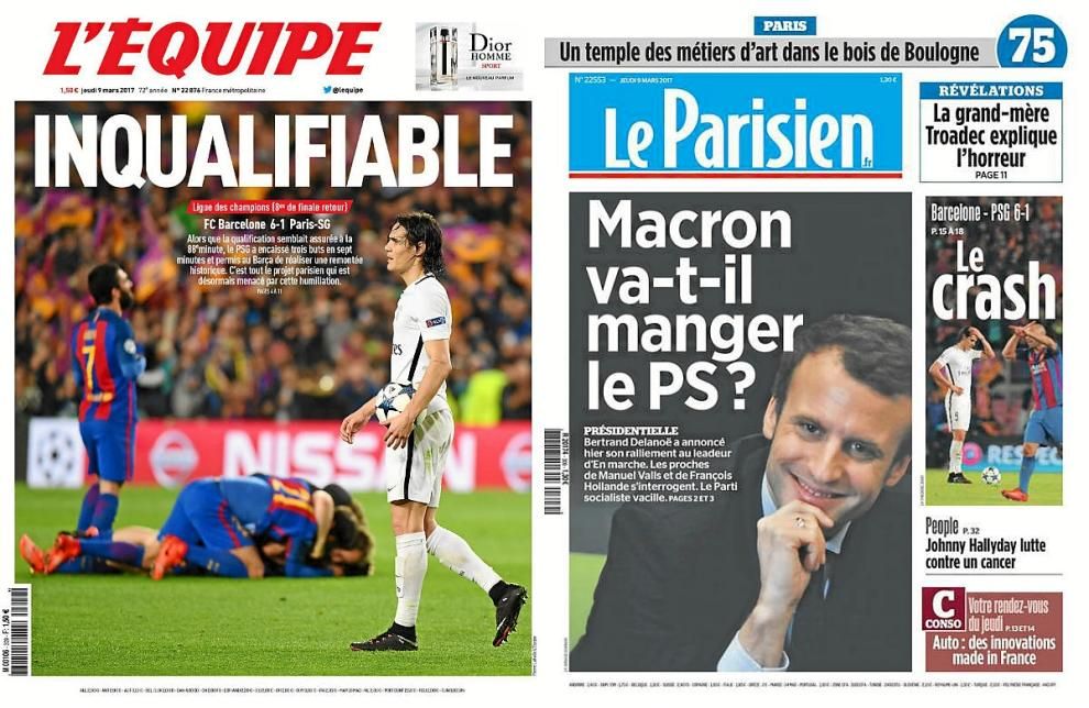 La prensa francesa habla de una de las mayores humillaciones del fútbol galo