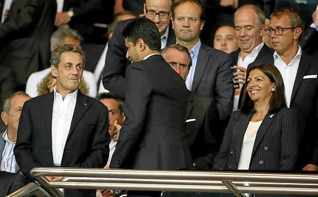 Sarkozy la lió en el Camp Nou