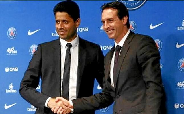 El presidente del PSG mantiene su confianza en Emery tras la derrota