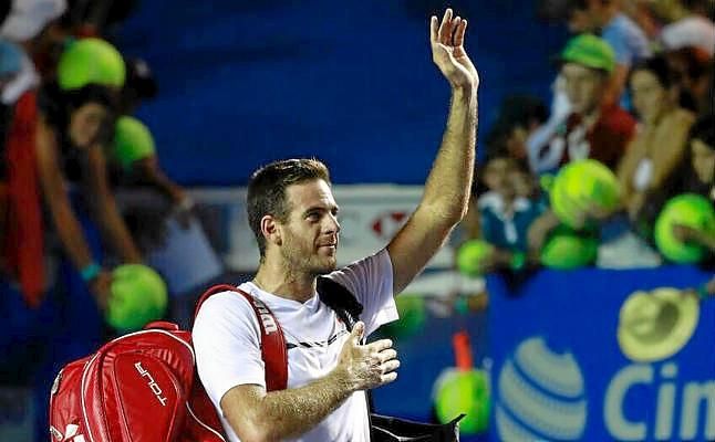 Del Potro cae eliminado frente a Novak Djokovic en tercera ronda