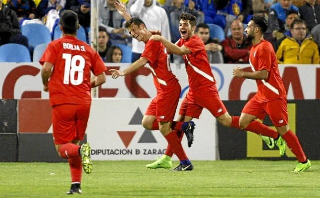 Zaragoza 1-2 Sevilla Atlético: Sabe pescar en río revuelto