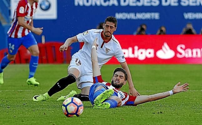 Atlético 3-1 Sevilla F.C.: Demasiados resbalones en Liga