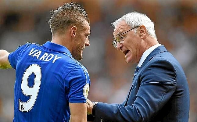 Vardy recibe amenazas de muerte por el despido de Ranieri