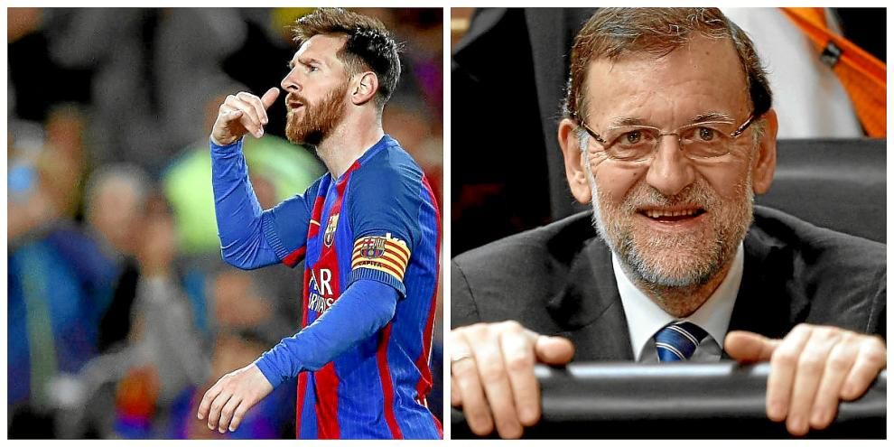 Messi supera a Rajoy
