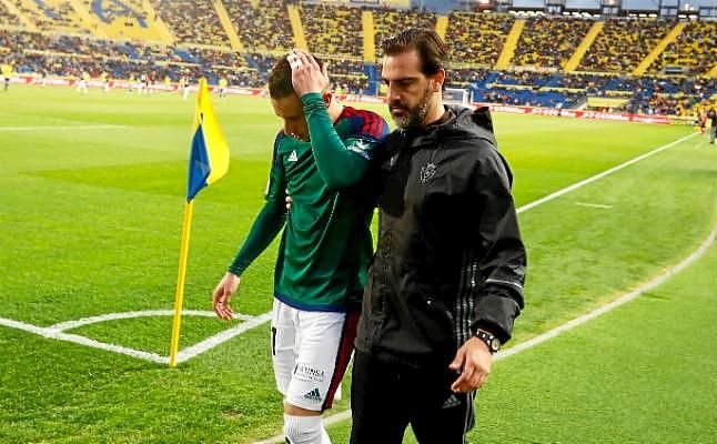 Berenguer vuelve a entrenarse tras el susto en Gran Canaria