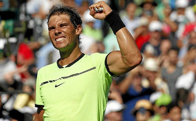 Nadal, el único Top 5 que sale vivo de la jornada en Miami