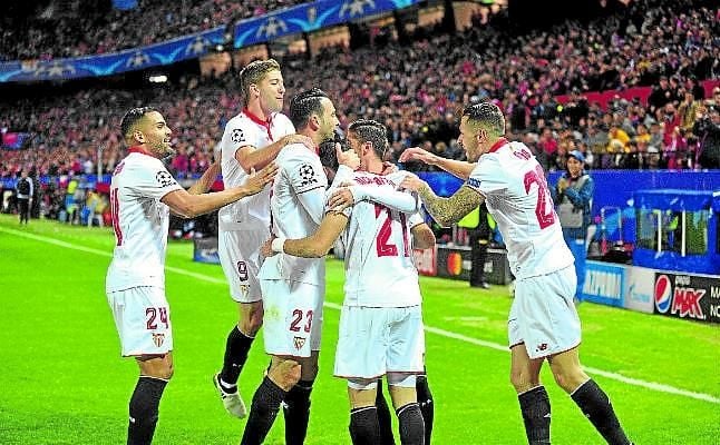 El Sevilla, en el 'Top 8' europeo