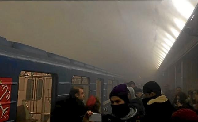 Una explosión sacude el metro de San Petersburgo