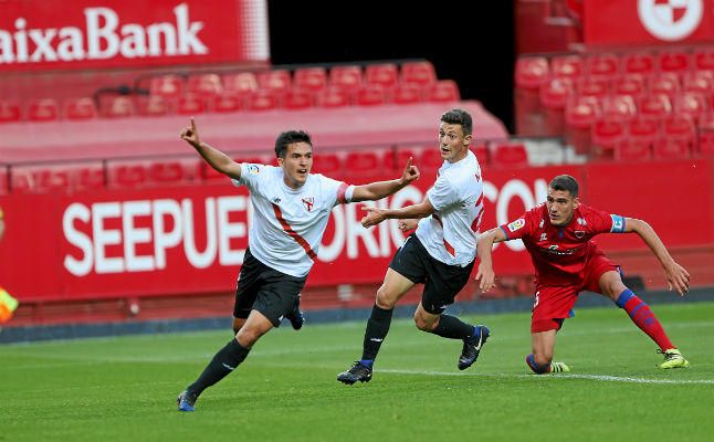 Sevilla At. 1-1 Numancia: El filial da un paso más hacia la meta