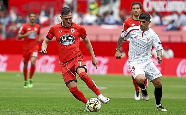 El Deportivo encadena diez partidos de Liga sin ganar al Sevilla