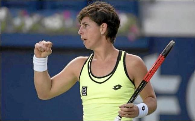 Carla Suárez recupera el tono y se clasifica para cuartos de final en Monterrey