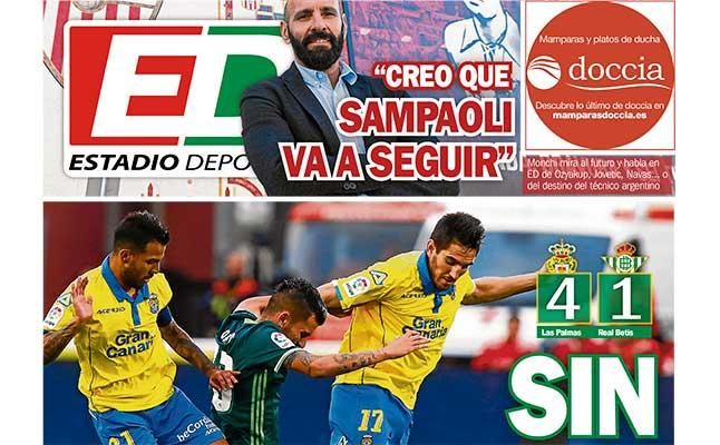 La portada del martes de ESTADIO Deportivo
