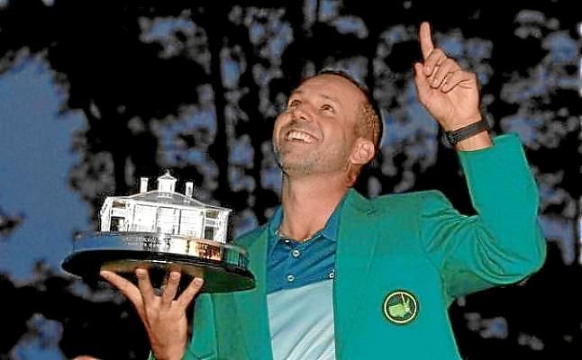 Sergio García se hace grande en Augusta